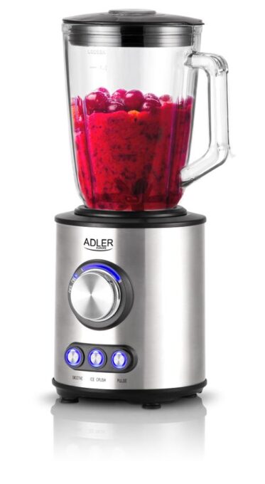 Blender Adler AD 4078, 1700 W, Pahar 1.5 l, 2 viteze, 3 programe (Inox)