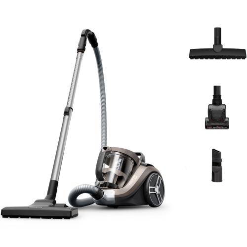 Aspirator fara sac Rowenta Compact Power XXL RO4B50EA, 900 W, recipient pentru praf 2.5 L, 3 niveluri de filtrare (Crem)