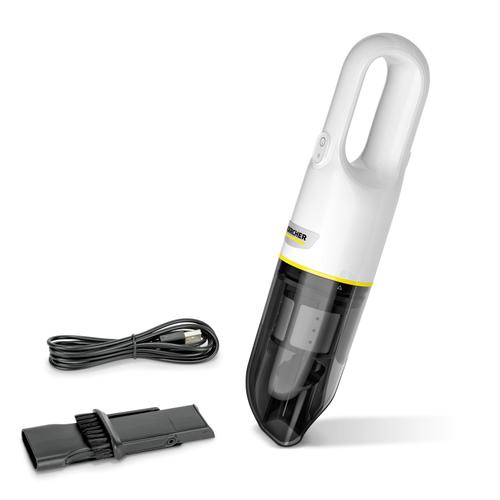 Aspirator de mana Karcher CVH 3, Recipient 0.15 l, 70 W, Autonomie 10-20 minute (Alb)