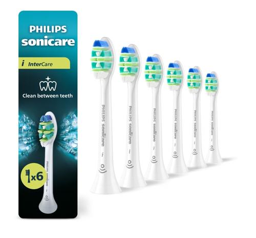 Rezerve Philips Sonicare I InterCare HX9006/87, pachet de 6 capete de periere, Standard, click-on, sincronizarea modurilor BrushSync (Alb) 1 Rezerve Philips Sonicare I InterCare HX9006/87, pachet de 6 capete de periere, Standard, click-on, sincronizarea modurilor BrushSync (Alb)