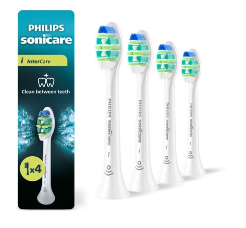 Rezerve Philips Sonicare I InterCare HX9004/87, pachet de 4 capete de periere, Standard, click-on, sincronizarea modurilor BrushSync (Alb) 1 Rezerve Philips Sonicare I InterCare HX9004/87, pachet de 4 capete de periere, Standard, click-on, sincronizarea modurilor BrushSync (Alb)