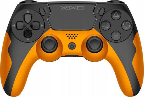 Controller Wireless YAXO Hornet Fury YAX-GA-GC-003, Bluetooth, Vibratii, 17 butoane, pentru PC, PS3, PS4 (Portocaliu)