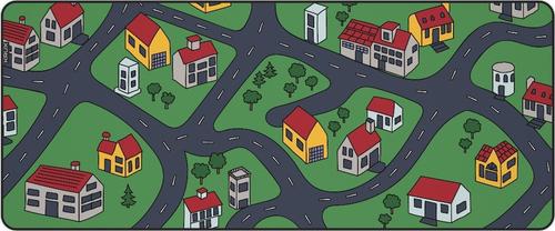 Mouse Pad Krux Space City KRXG001, 970 x 400 x 3 mm, XXL (Verde) 1 Mouse Pad Krux Space City KRXG001, 970 x 400 x 3 mm, XXL (Verde)