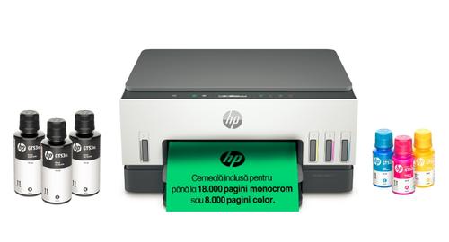 Multifunctional inkjet color HP Smart Tank 670 All-in-One, Wireless, Duplex, A4 (Gri/Alb) 1 Multifunctional inkjet color HP Smart Tank 670 All-in-One, Wireless, Duplex, A4 (Gri/Alb)