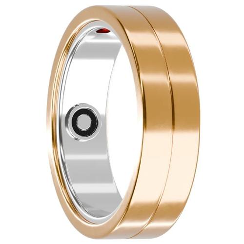 Smart ring Maxcom mRing MR100, Marimea 7, Bluetooth, GPS, Android/iOS, Monitorizare activitate, IP68 (Auriu)