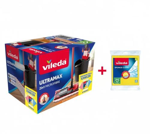 Set de curatenie Vileda Ultramax Box + 3 lavete