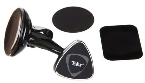 Suport Auto Magnetic Tellur TLL171041, Universal, Prindere pe Parbriz/Bord (Negru)