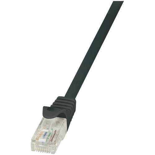 Cablu UTP LOGILINK Cat6, cupru-aluminiu, 2 m, negru, AWG24, CP2053U