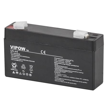 Acumulator gel plumb Vipow BAT0203, 6 V / 1.3 Ah