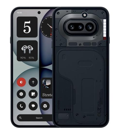 Telefon Mobil Nothing Phone 4a, Procesor Qualcomm SM7635-AC Snapdragon 7s Gen 4, AMOLED Capacitive Touchscreen 6.78inch, 8GB RAM, 128GB Flash, Camera Tripla 50+50+8MP, Wi-Fi, 5G, Dual Sim, Android (Negru)