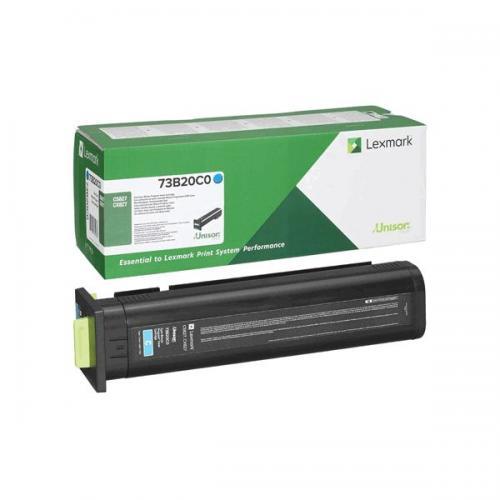 Toner Lexmark 73B20C0, 15.000 pagini, Cyan