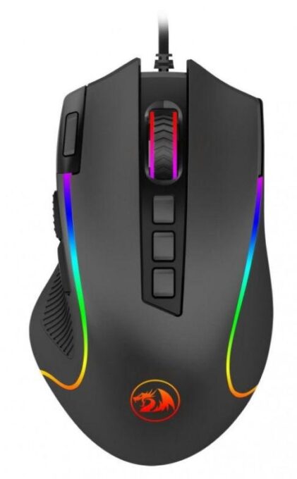Mouse Gaming Optic Redragon Predator, iluminare RGB Chroma, USB, 8000 dpi (Negru)