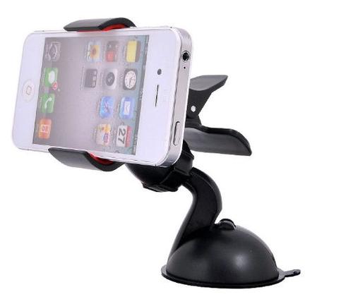 Suport Auto  Clips Lemontti 360° (Negru)