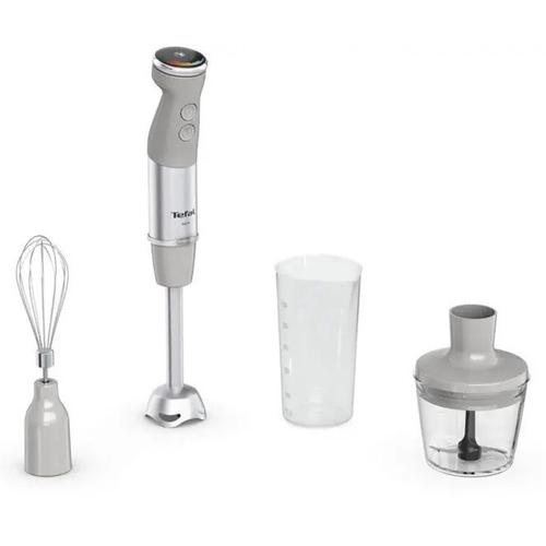 Mixer vertical Tefal HB673B30, 0.8 l, 1000 W, Turbo (Alb/Gri)