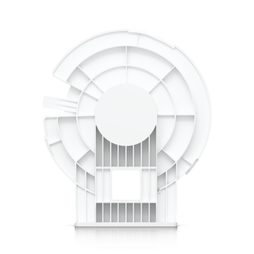 Suport montare access point Ubiquiti UACC-AP-AM, Alb