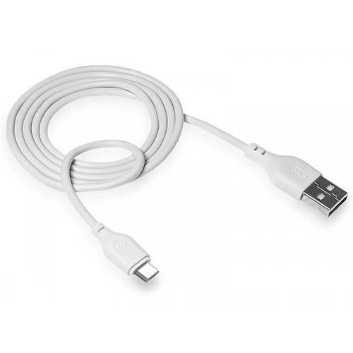Cablu Date si Incarcare USB-A - microUSB XO Design NB103, 18W, 2m, Alb