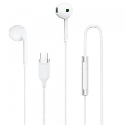 Casti Stereo Acefast L7, USB-C, Microfon, Alb
