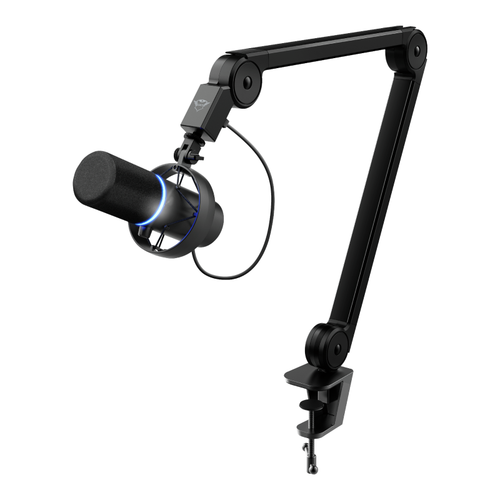 Microfon Trust GXT 255+ Onyx USB, Wired, USB, iluminare RGB (Negru)