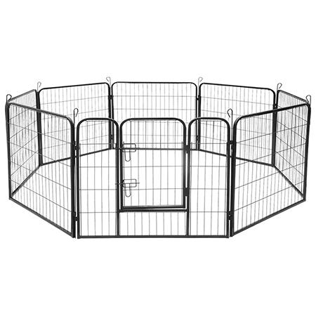 Tarc modular pentru caini Rebel RA-1206, 8 panouri, 80X60 CM