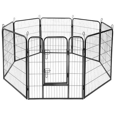 Tarc modular pentru caini Rebel RA-1207, 8 panouri, 80X100 CM