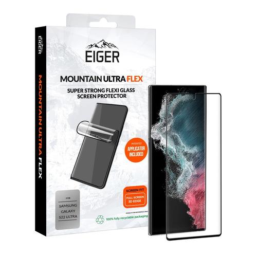 Folie Eiger Mountain Ultraflex 3D compatibila cu Samsung Galaxy S22 Ultra, Clear 1 Folie Eiger Mountain Ultraflex 3D compatibila cu Samsung Galaxy S22 Ultra, Clear
