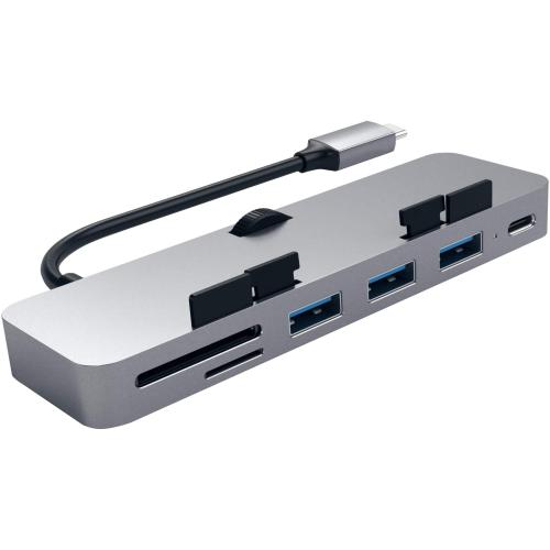 Docking station Satechi Aluminum TYPE-C CLAMP PRO, Space Grey 1 Docking station Satechi Aluminum TYPE-C CLAMP PRO, Space Grey