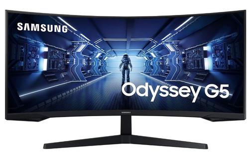 Monitor Gaming VA LED Samsung 34inch LC34G55TWWPXEN, WQHD (3440 x 1440), HDMI, DisplayPort, AMD FreeSync, Ecran Curbat, 165 Hz, 1 ms (Negru) 1 Monitor Gaming VA LED Samsung 34inch LC34G55TWWPXEN, WQHD (3440 x 1440), HDMI, DisplayPort, AMD FreeSync, Ecran Curbat, 165 Hz, 1 ms (Negru)