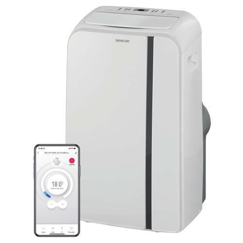 Aparat de aer conditionat mobil Sencor MT1240C, 12000 BTU, 4 viteze, Wi-Fi, 42-47 m2 (Alb)
