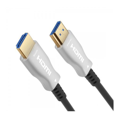 Cablu HDMI Optic, 18Gbps, 4K@60Hz, Active Optical (AOC), V2.0, conectori auriti, 10m, PremiumCord kphdm2x10 1 Cablu HDMI Optic, 18Gbps, 4K@60Hz, Active Optical (AOC), V2.0, conectori auriti, 10m, PremiumCord kphdm2x10