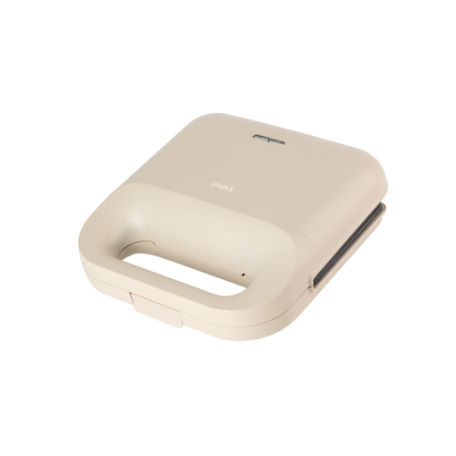 Sandwich maker VIVAX TS-750S, 750 W, Suprafata antiaderanta, indicator LED, Maner Rece (Bej)