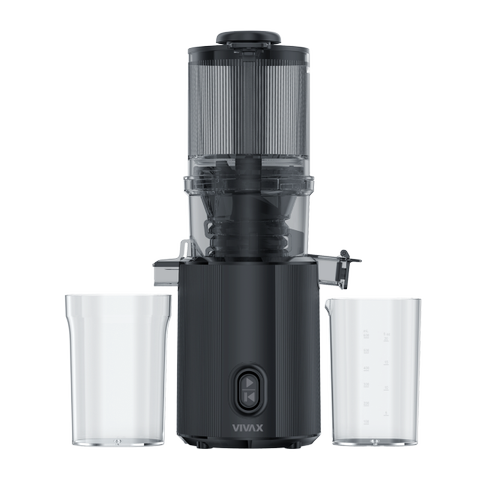 Storcator de fructe VIVAX SJ-300B Slow Juicer, prin presare lenta la rece, 300 W (Negru)