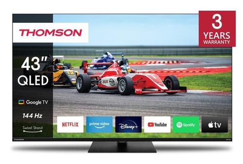 Televizor QLED Thomson 109 cm (43inch) 43QG7C14, Ultra HD 4K, Smart TV, WiFi, CI+