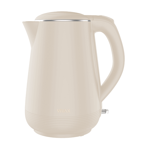 Fierbator de apa VIVAX WH-100SM, 1.0 L, 1200 W (Bej)