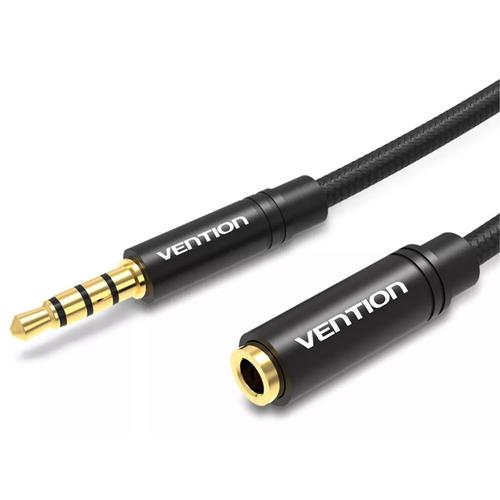 Cablu prelungitor audio stereo 4 pini Jack 3.5 mm mama-tata 5m, VENTION BHBBJ 1 Cablu prelungitor audio stereo 4 pini Jack 3.5 mm mama-tata 5m, VENTION BHBBJ