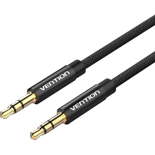 Cablu audio Vention 3.5mm M/M, 0.5m, impletit din tesatura, Negru 1 Cablu audio Vention 3.5mm M/M, 0.5m, impletit din tesatura, Negru