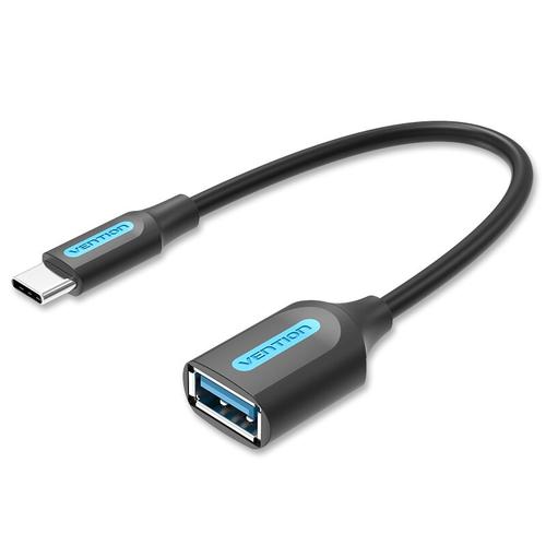 Cablu USB 3.1 C la USB OTG mama, 0.15 metri, Vention 1 Cablu USB 3.1 C la USB OTG mama, 0.15 metri, Vention