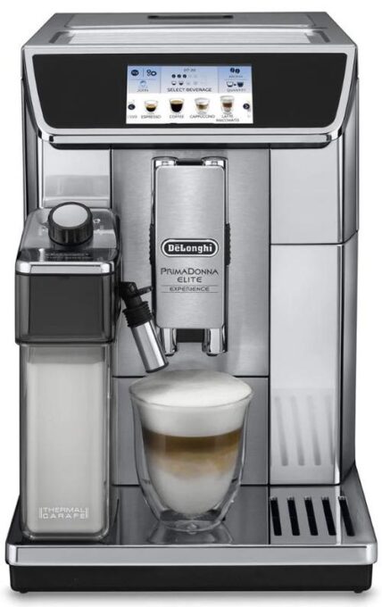 Espressor Delonghi PrimaDonna Elite Experience ECAM650.85MS, 1450 W, 19 bari (Inox)