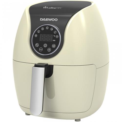 Friteuza cu aer cald Daewoo DAF2000, Putere 1500 W, Capacitate 4 l, 7 programe, Timer 30 minute, Temperatura reglabila 80-200 grade Celsius, Display LCD (Bej) 1 Friteuza cu aer cald Daewoo DAF2000, Putere 1500 W, Capacitate 4 l, 7 programe, Timer 30 minute, Temperatura reglabila 80-200 grade Celsius, Display LCD (Bej)