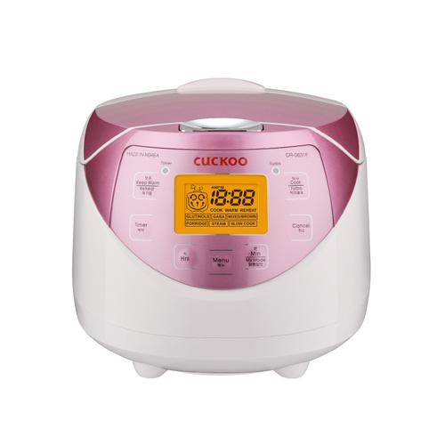Aparat pentru gatit orez CUCKOO, 580 W (Alb/Roz) 1 Aparat pentru gatit orez CUCKOO, 580 W (Alb/Roz)