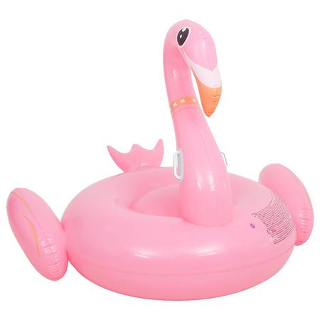Saltea gonflabila SunClub Flamingo P-35484, 155 x 115 x 115 cm, Roz 1 Saltea gonflabila SunClub Flamingo P-35484, 155 x 115 x 115 cm, Roz