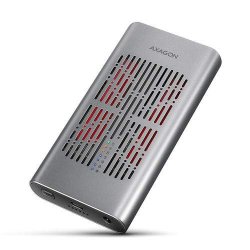 Rack Hard-disk, AXAGON, EEM2-20GD, USB-C, 20Gbps, Argintiu 1 Rack Hard-disk, AXAGON, EEM2-20GD, USB-C, 20Gbps, Argintiu