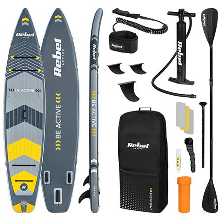 Set placa gonflabila SUP REBEL ACTIVE PADDLE RBA-4512, 381 x 81 x 15 cm 1 Set placa gonflabila SUP REBEL ACTIVE PADDLE RBA-4512, 381 x 81 x 15 cm