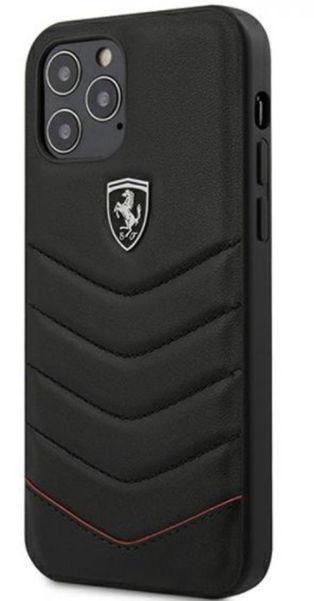 Protectie Spate Ferrari Off Track Quilted FEHQUHCP12LBK pentru Apple iPhone 12 Pro Max (Negru) 1 Protectie Spate Ferrari Off Track Quilted FEHQUHCP12LBK pentru Apple iPhone 12 Pro Max (Negru)