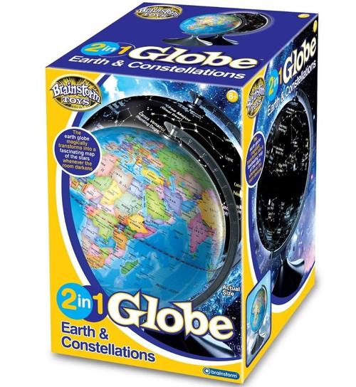 Glob 2 in 1 Brainstorm Pamantul si constelatiile E2001, 8+ ani (Multicolor) 1 Glob 2 in 1 Brainstorm Pamantul si constelatiile E2001, 8+ ani (Multicolor)
