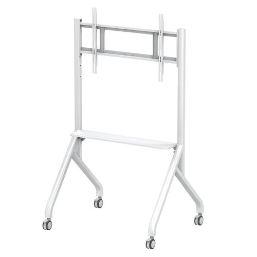 Stand TV, universal, reglabil inaltime, raft inclus, 65 - 100 inch, Techly ICA-TR53LW, Alb 1 Stand TV, universal, reglabil inaltime, raft inclus, 65 - 100 inch, Techly ICA-TR53LW, Alb