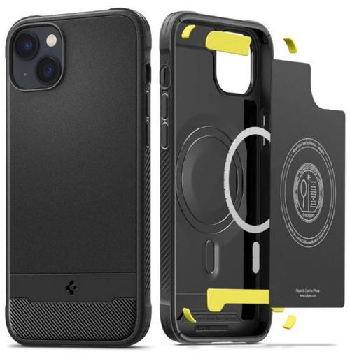 Protectie spate Spigen Rugged Armor pentru Apple iPhone 14 (Negru)