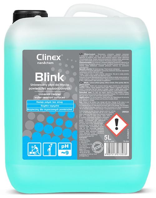 Detergent universal CLINEX Blink, 5 L, cu alcool pentru curatare suprafete impermeabile