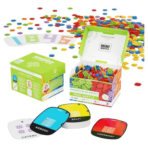 Set educativ, Marioinex, Mini Waffle, Matematica distractiva, 444 de bucati