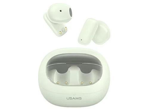 Casti True Wireless In-Ear USAMS Seria TD, Bluetooth 5.3, HFP, Microfon, Control apel/Mut (Verde)