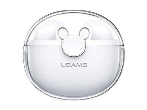 Casti True Wireless In-Ear USAMS Seria BU, Bluetooth 5.1, Microfon (Alb)